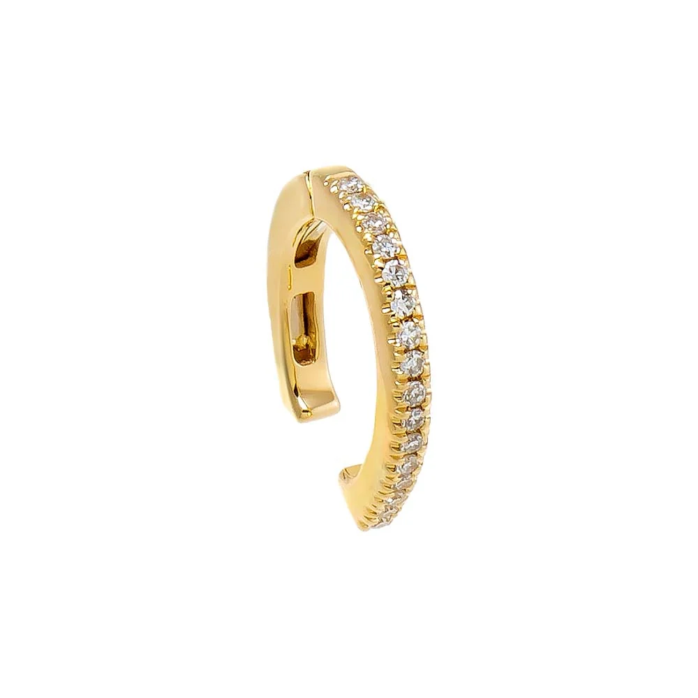 Diamond Hinge Ear Cuff 14K
