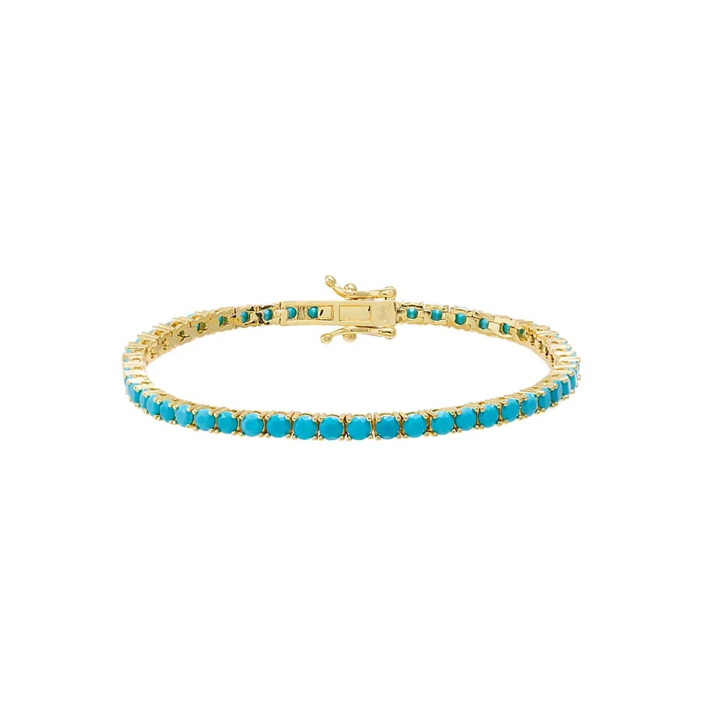 Colored Classic Tennis Bracelet