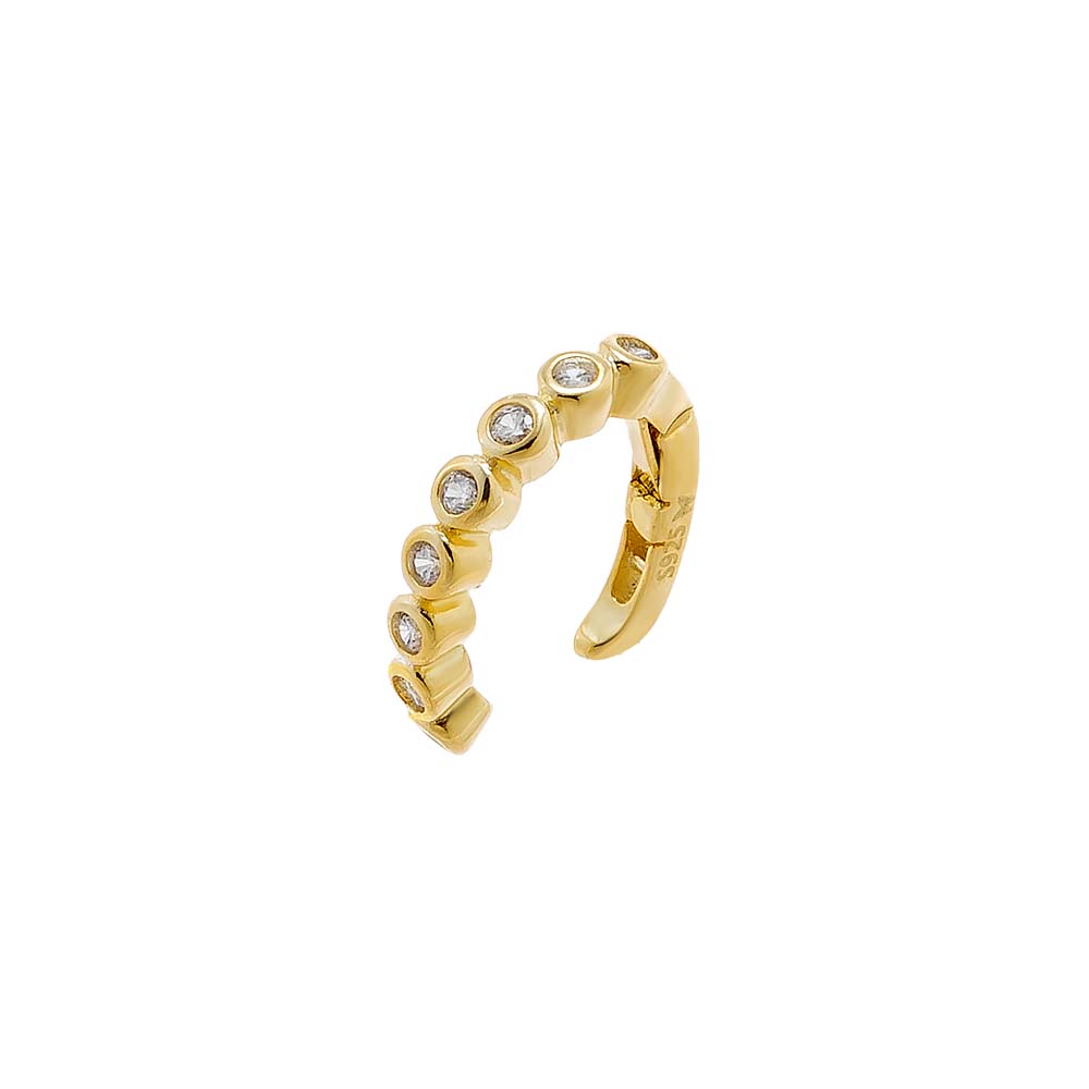 Mini CZ Bezel Ear Cuff