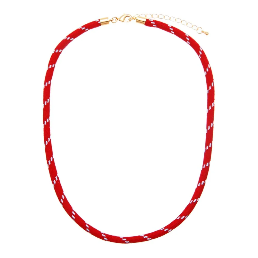 Classic Everyday Nylon Rope Necklace