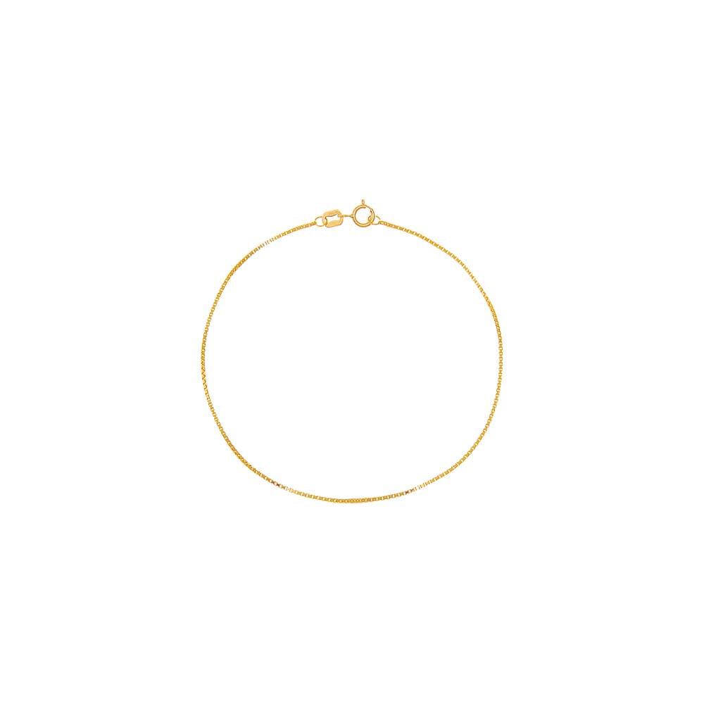 Box Chain Bracelet 14K