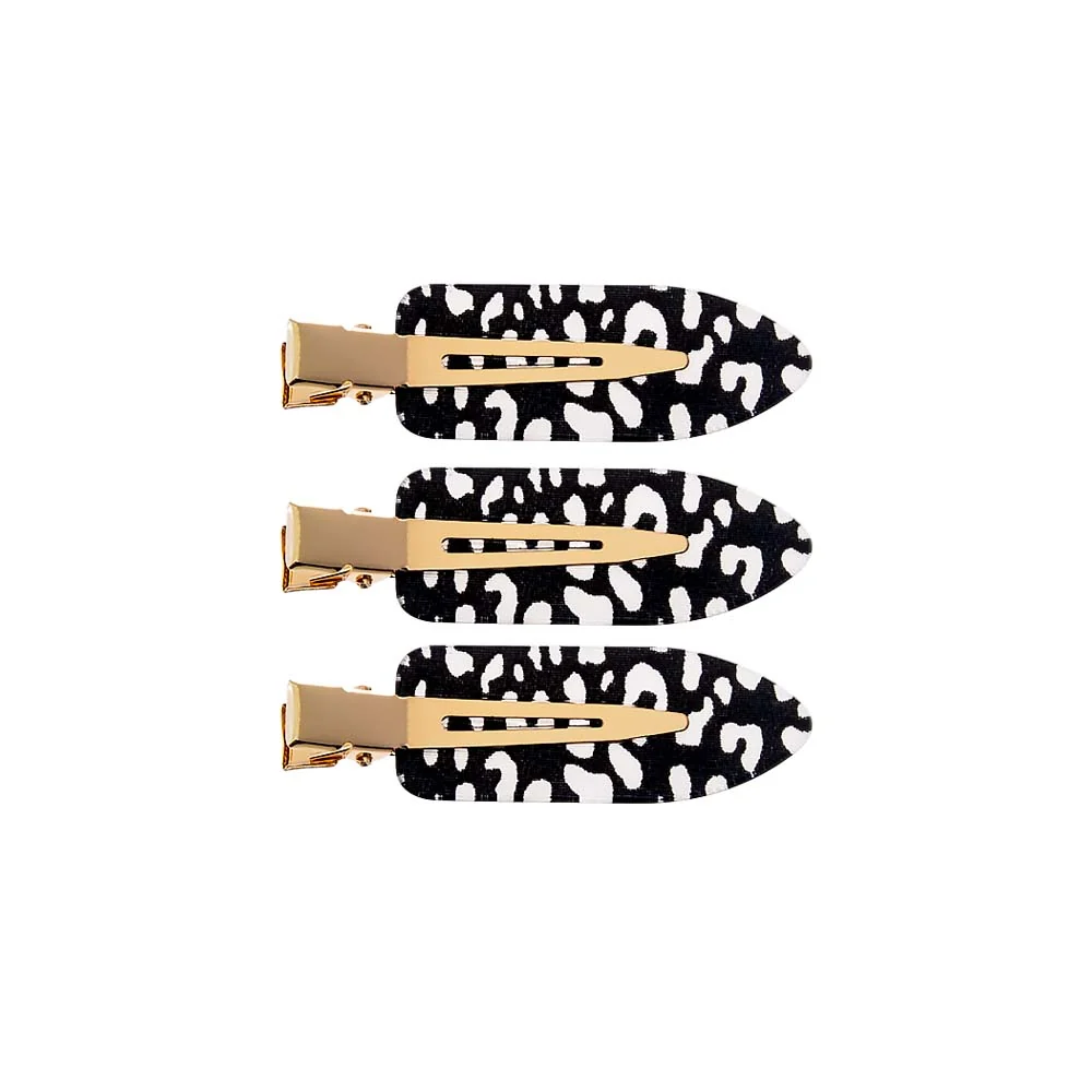 Animal Print Creaseless Clip Set