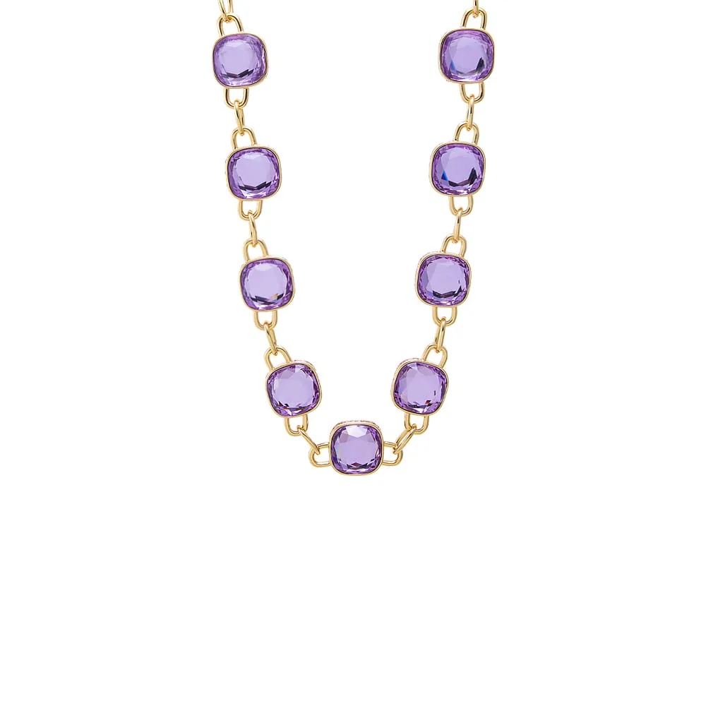 Chunky Reversible Square Bezel Necklace