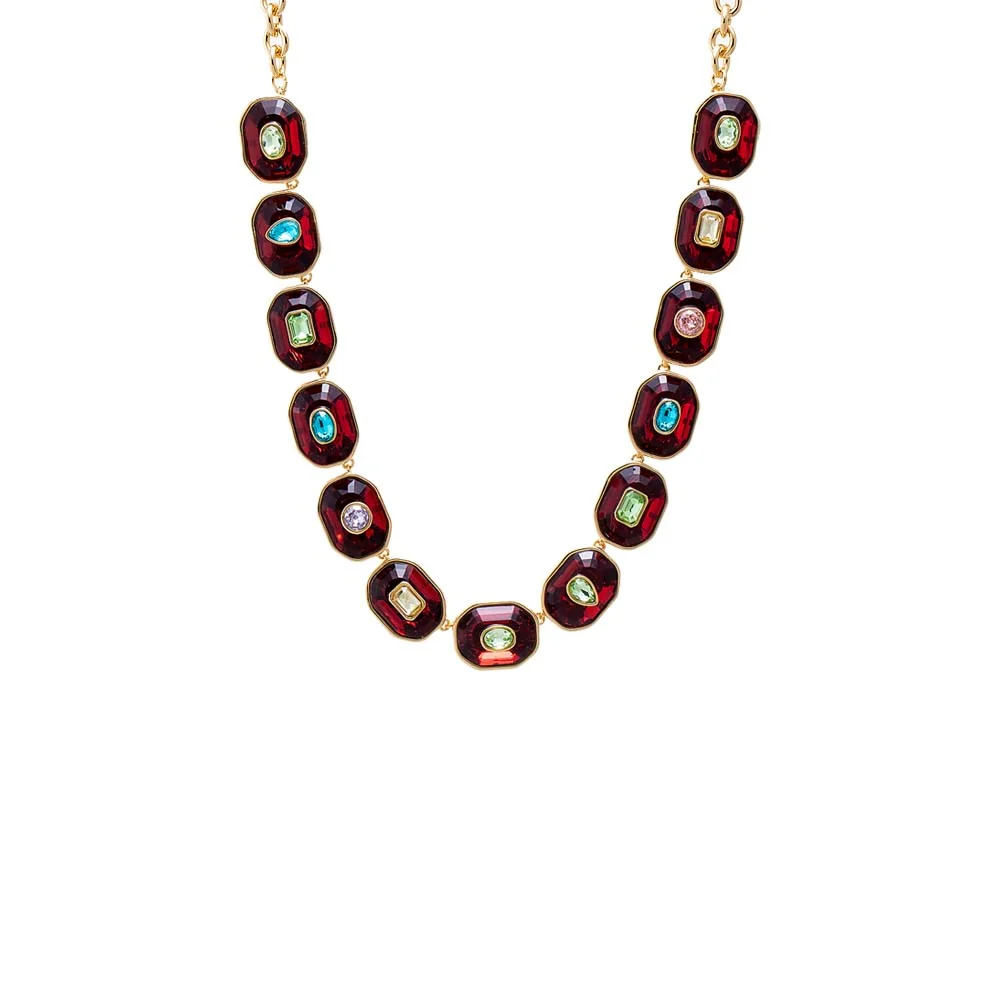Ruby Charm Statement Necklace