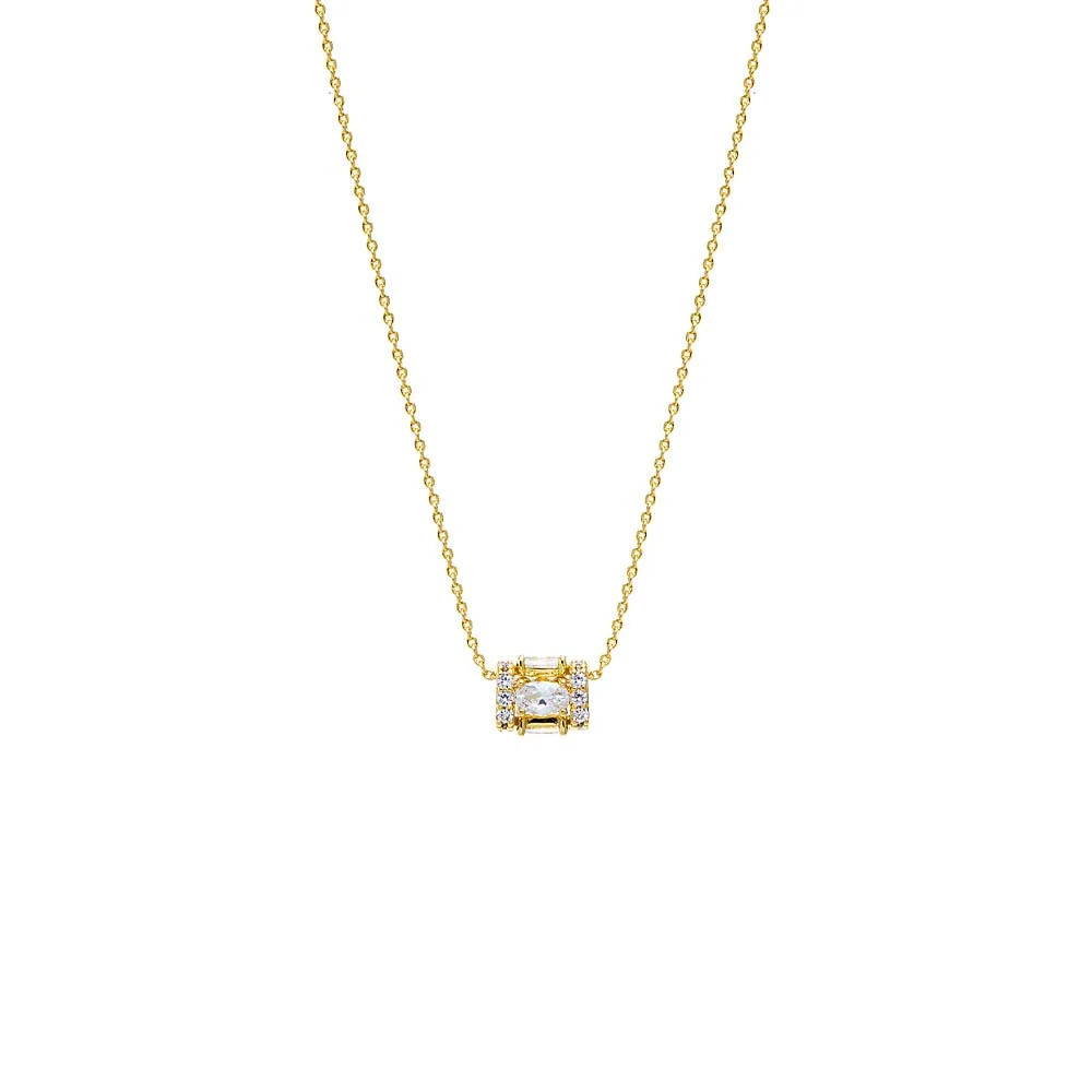 Baguette Roller Charm Necklace