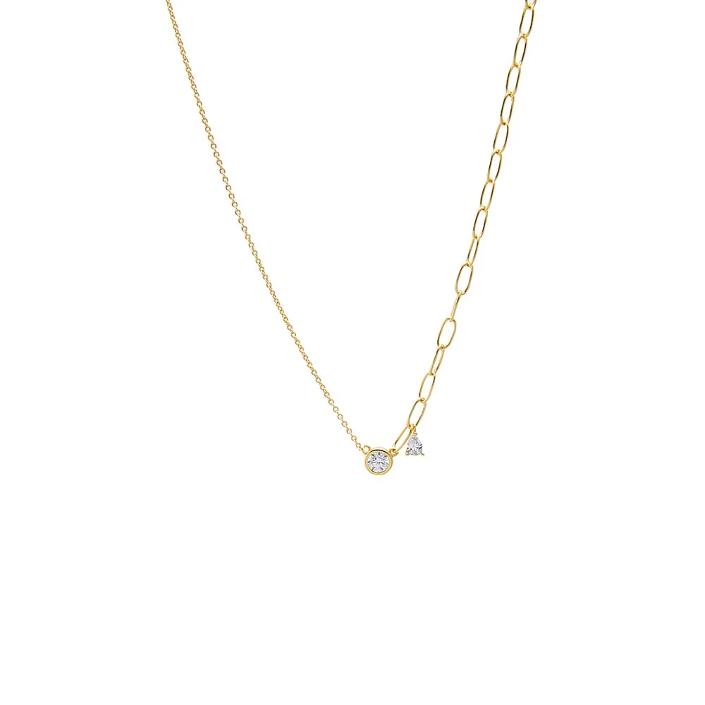 Dainty Stone Accent Necklace