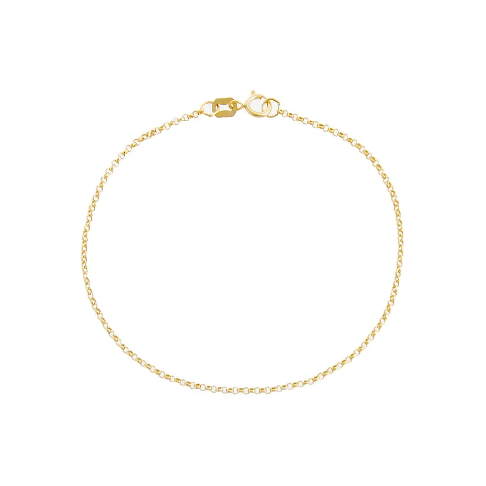 Rolo Chain Bracelet 14K