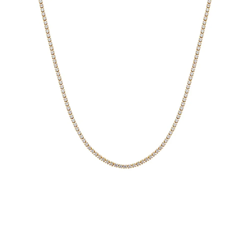 Classic Thin Tennis Necklace